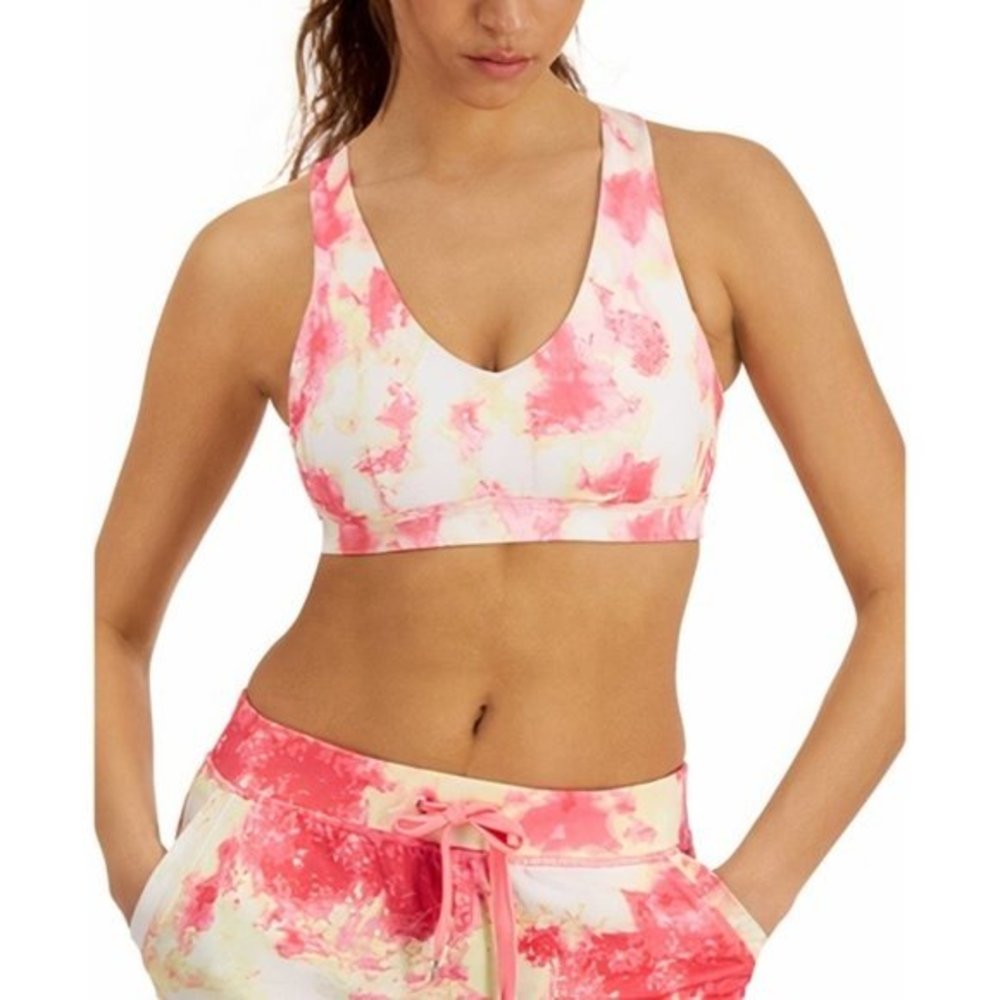 Ideology Tie-Dyed Low Impact Sports Bra